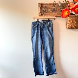 7 for all mankind cropped bootcut jeans